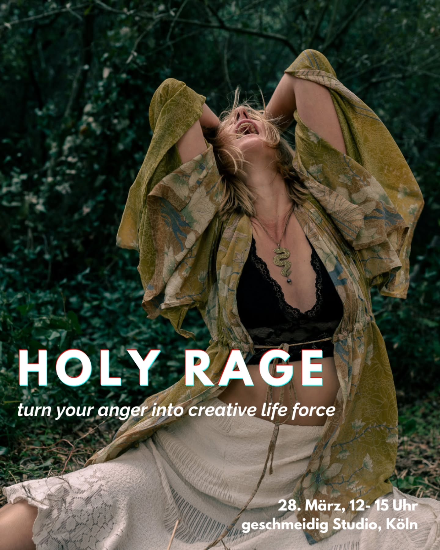 HOLY RAGE
Feminine Embodiment Experience
Das erste Mal in Köln!
Wurde dir beigebracht, dass deine Wut „zu viel“, „nicht spirituell“ oder „nicht feminin“ ist?
Hast du genug davon in der "Good Girl" Konditionierung gefangen zu sein, die deinen Körper im Freeze & Shut Down hält?
Sehnst du dich danach weicher & entspannter zu werden - doch dein Körper ist erschöpft & angespannt?
Then it's time to connect to your rage, sister!
Denn deine Wut ist..
🌹 kreative Lebensenergie
🌹 eine Quelle von Pleasure & Turn-on
🌹 ein Portal zu deiner Kraft
🌹 Ein Zugang zu deiner erotischen Lebendigkeit
Diese Reise ist für dich, wenn du erleben möchtest, wie du …
🐍 Wut auf gesunde, kreative & juicy Weise bewegen & ausdrücken kannst
🐍 Deine Kraft aktivierst & darin gesehen wirst – ohne Überforderung
🐍 Wut als Portal nutzt, um deinen erotischen Körper & deine Pleasure zu aktivieren
🐍 Dein Nervensystem mobilierst und Lebendigkeit zulässt
Du wirst diese Reise nicht nur lebendiger & tiefer mit deinem Körper verbunden verlassen, sondern auch mit praktischen Tools für deinen Alltag & deine Beziehungen🌹
📅 28. März, 12 - 15 Uhr
📍 geschmeidig, Köln
💵 44€ (Early Bird)
Anmeldelink in meiner Bio
📷 @michaela.groenne