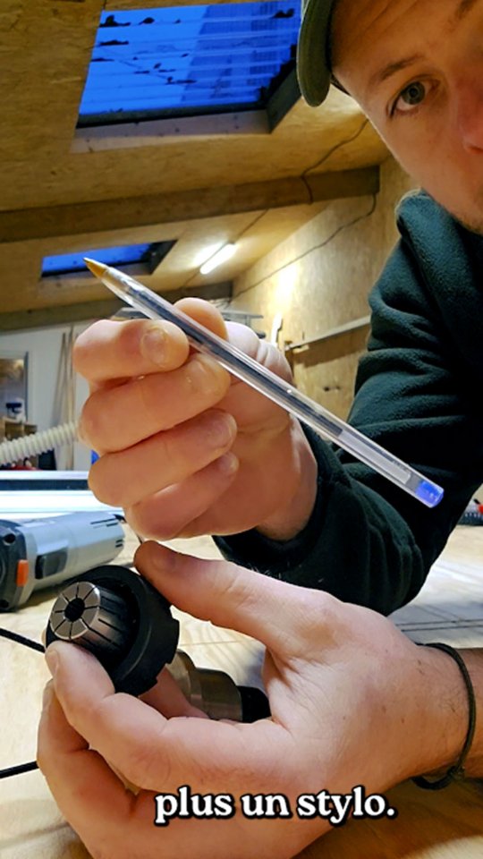 Dessiner à la CNC ! ✏️
#cncmachine #design #artisanat #draw