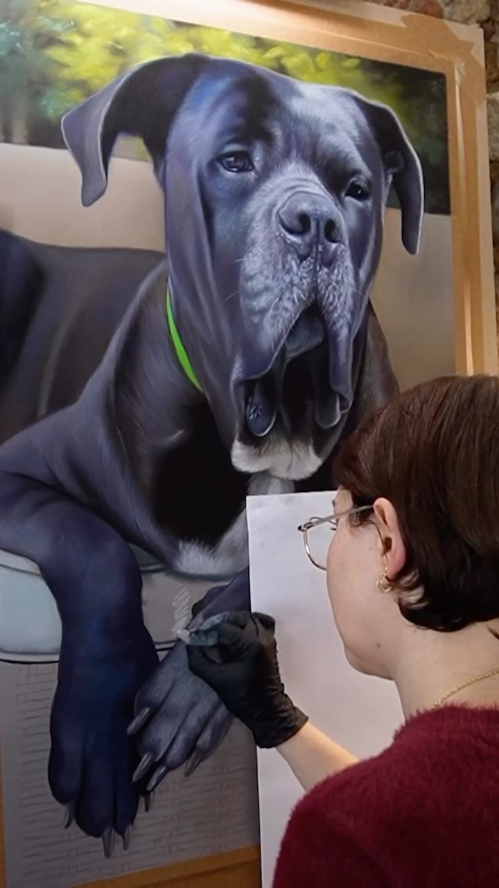 🖍️✨ Disegnare chi non c’è più é uno dei lavori più delicati che un artista possa fare.
Tolomeo non c’è più, ma l’amore che ha lasciato è ancora profondamente presente nel cuore della sua famiglia. 🐾
Quando realizzo un ritratto come questo, non sto semplicemente disegnando un cane.
Sto cercando di ridare forma a uno sguardo, a una presenza, a una storia condivisa.
Questo è il work in progress del ritratto di Tolomeo.
Un piccolo modo per ricordare che chi abbiamo amato davvero non smette mai di esistere.
Se anche tu hai un animale che ti ha cambiato la vita, raccontamelo nei commenti. 💛
#petportrait
#dogportrait
#petportraitartist
#petmemorial
#animalportrait