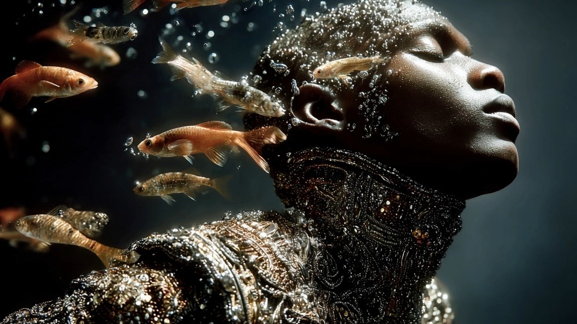 Underwater fashion.
Who doesn't need it.
#midjourney #1image #AIdesign #aiartist #websitedesigner #aiart #aiartwork