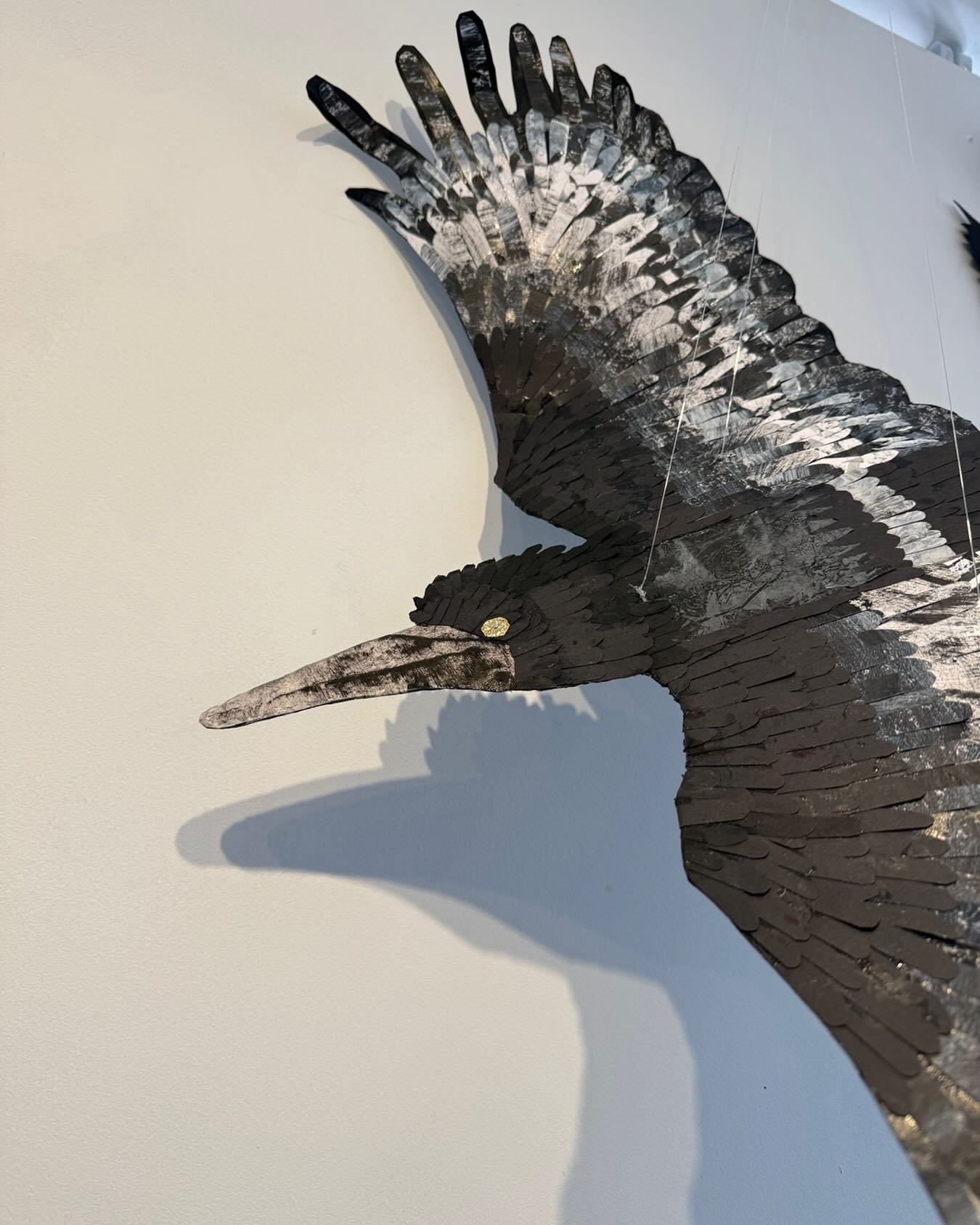 Very happy that this rook will be moving on to a good home. Exhibition continues til Sunday 8 March @bridge_house_art @antallasolais