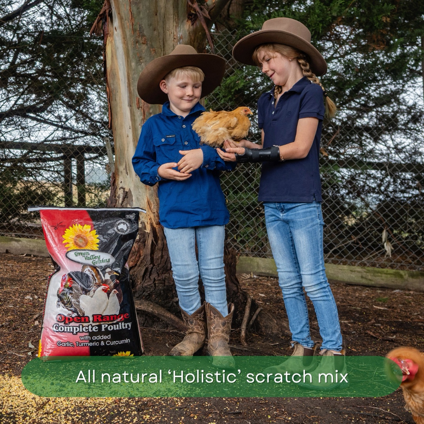 When your want your tribe to thrive 100% 'naturally'.
Open Range Complete Poultry nourishes your poultry & fowl holistically - with added Garlic, Tumeric & Curcumin 🫶🏻
For more information on all the reserach behind this combination ⬇️
www.greenvalleygrains.com/poultry