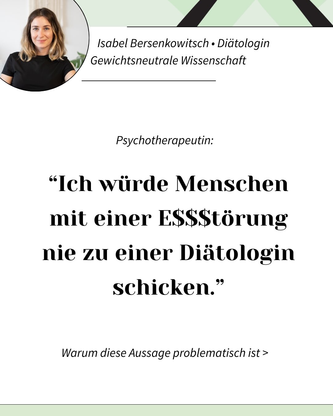 😳 so hab ich dreingeschaut, wie ich das gehört habe.
Wenn nur die primäre Ebene der ES bearbeitet wird, und die sekundäre nicht, verlängert das den Leidensweg für Betroffene ungemein.
Wie ist deine Erfahrung mit ES & Ernährungstherapie? Egal ob persönlich oder beruflich - würde mich sehr interessieren!
#diätologie #diätologinwien #ernährungstherapie