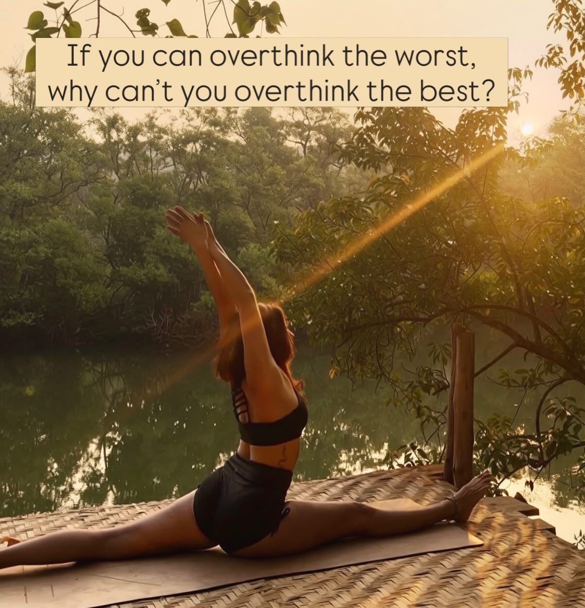 For years, imposter syndrome quietly shaped the way I showed up.
Even when things were going well, I was waiting for them to fall apart.
I was bracing instead of expanding.
The shift happened slowly, through experience, repetition, and time.
I stopped assuming I had to prove my place.
I started trusting that I had already earned it through being consistent and growing and learning
With age, I’m learning something powerful-
That you can’t force alignment. You have to allow it it.
You don’t chase confidence. You build it.
This split feels symbolic of that journey , open, grounded, and free.
I choose to believe my life is working in my favour.
#freedom #optimist #yogalife #naturelove #flexibility
