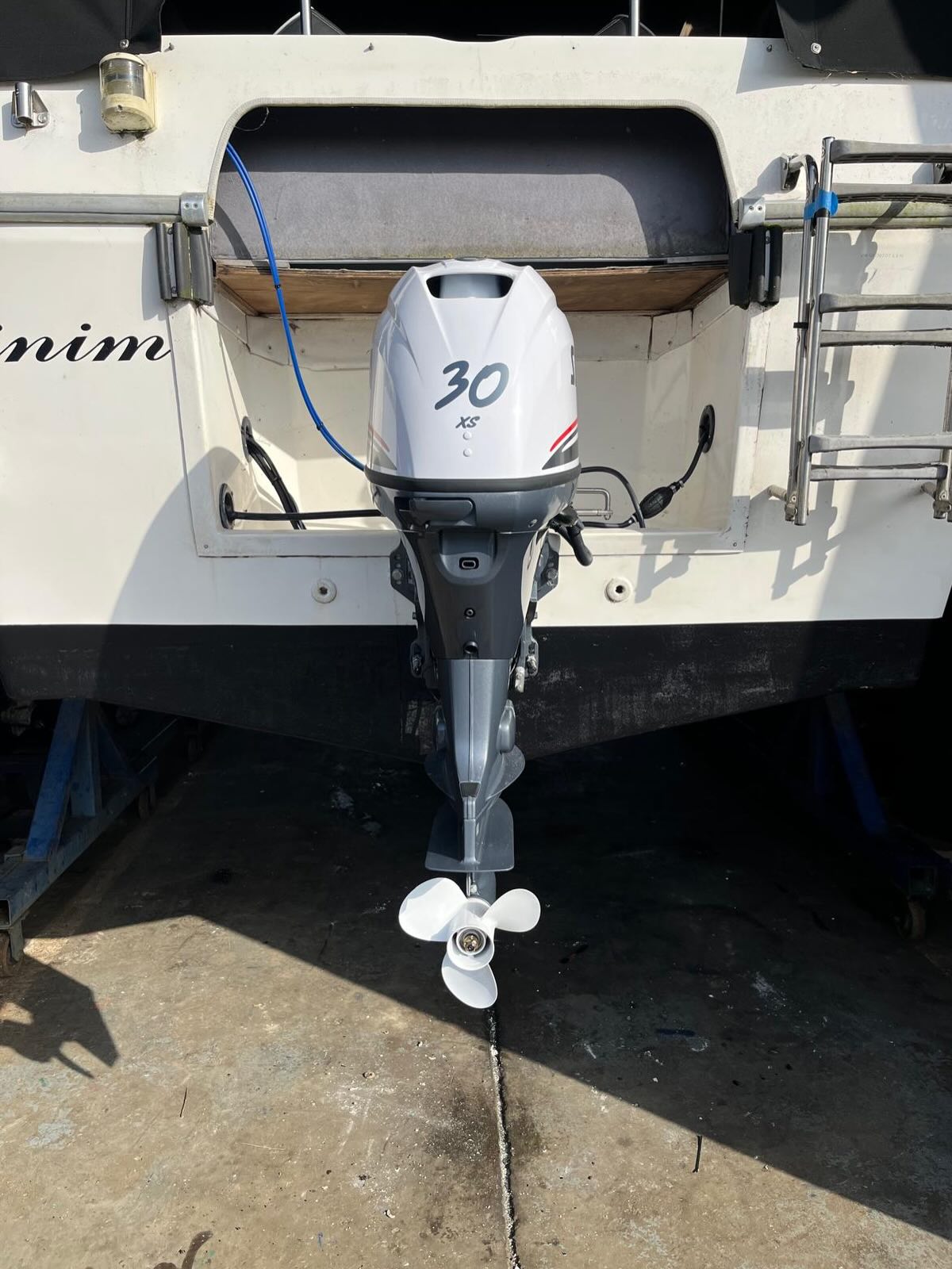 Another re-power on this Viking 26. A brand new Selva 30hp outboard fitted in preparation for the start of the season☀️#selvaoutboards #selvamarineuk #marinedreamltd #riverthames #thamesvoyagesltd