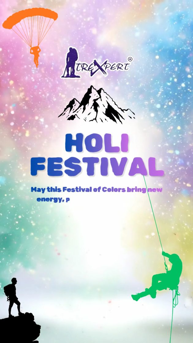 More Colors. More Adventures. More Memories. 🌈
Trexpert wishes you a Holi filled with thrill, happiness & unstoppable energy!
Let the colors remind you —
Life is meant to be explored.
🔥 Ready for your next adventure?
#HappyHoliFromTrexpert #AdventureCompany #HoliVibes #ExploreIndia #TrexpertTribe