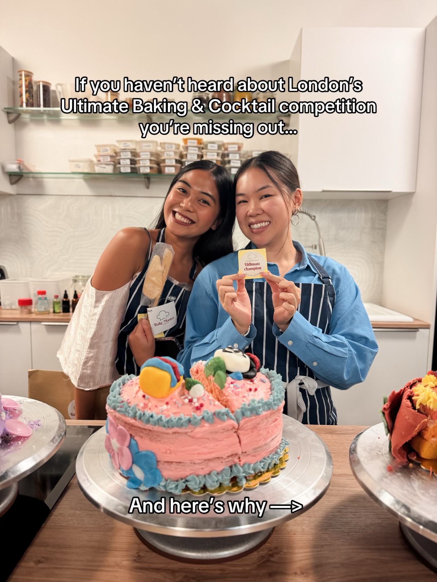 Swipe to see what you’re missing out on 🤭
Bake Master London is the ultimate baking & cocktail competition ✨ No experience needed, just a whole lot of fun 🤩 you can secure your tickets to London’s ultimate baking experience from the link in our bio 🍰🍸
#bakingcompetition #bakinglondon #bakingexperience #thingstodolondon #bakeoff