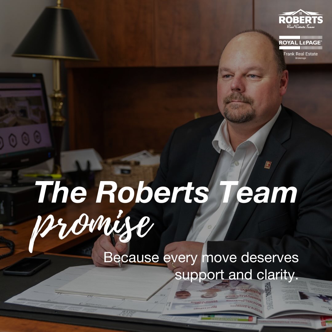 At The Roberts Team, we believe real estate should feel guided — not overwhelming. 🏡✨
That’s why our promise is to walk with you through every step of the process, offering thoughtful advice, steady communication, and support you can rely on.
From first questions to final signatures, you’ll never feel like you’re navigating it alone.
Just clear guidance, honest conversations, and a team that truly cares about your experience.
📲 Whenever you’re ready to start the conversation, we’re here to help.
#TheRobertsTeam #RoyalLePageFrank #OurPromise #RealEstateWithCare #DurhamRegionRealEstate