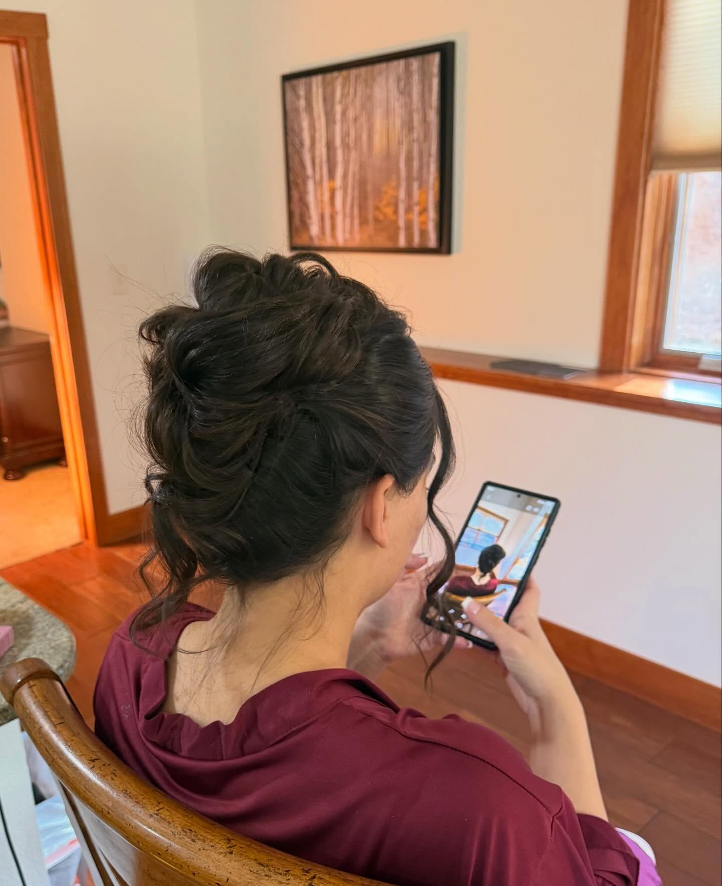 #updo #brides #bridal #bridesmaid #estesparkwedding