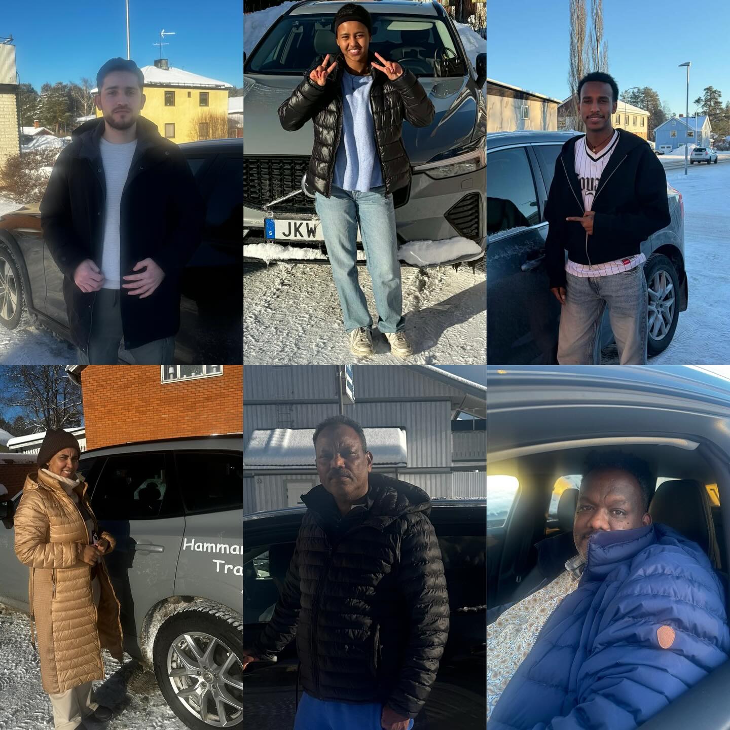 Grattis till alla olika körkort 🎉🥳 Abrahm, Elsa, Akberet, Shamsaldewn, Zerihun, Eskiam och Nova #hammarstandstrafikskola #körkort