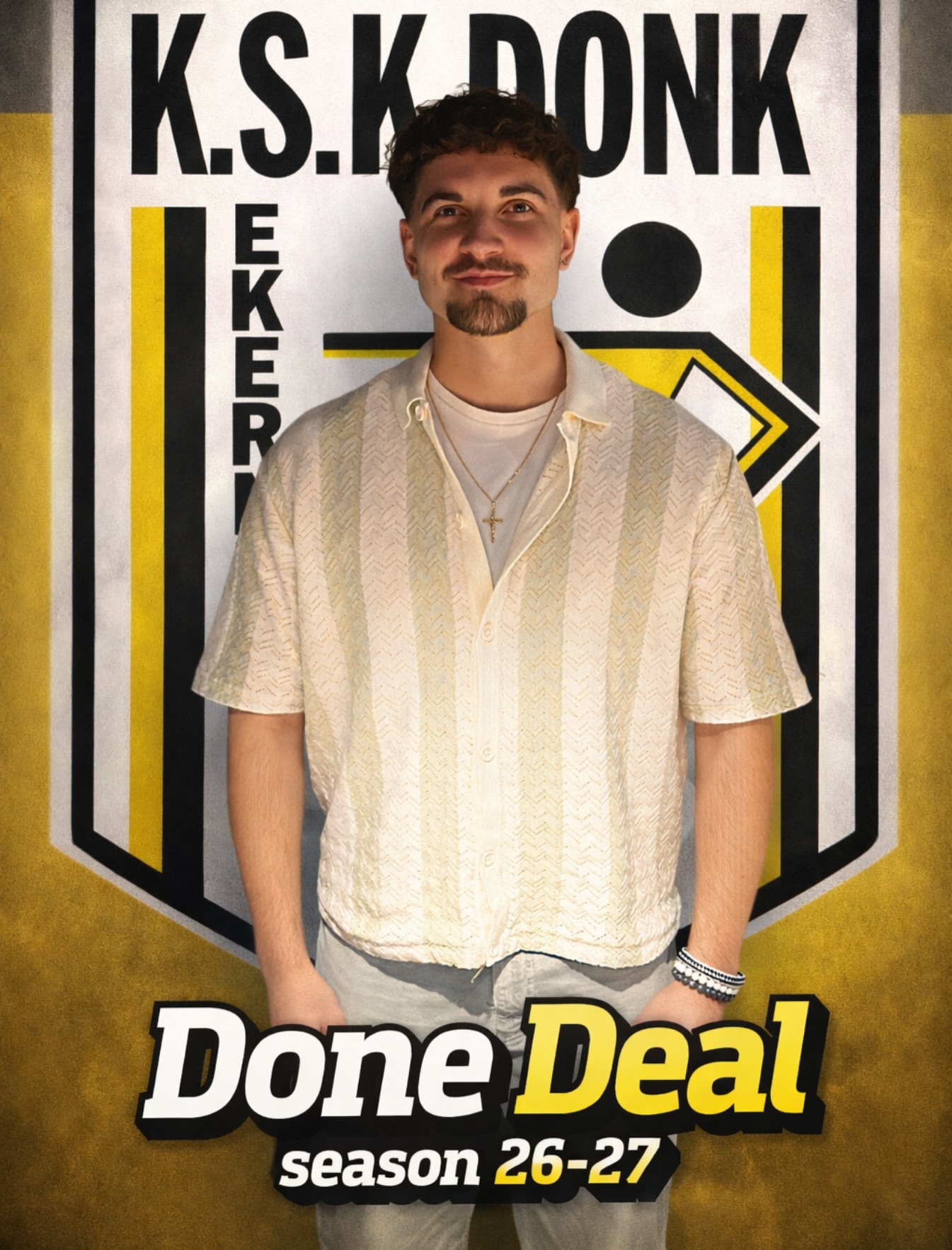 Welkom bij de familie! ⚫🟡
De pen is gezet, de deal is rond…
en wij zijn er héél blij mee! 🔥 ⚽
Welkom bij de club, Yarno
@yarno_christiaens
🔥 Done Deal.
#TransferNews #Welcome #Season2627