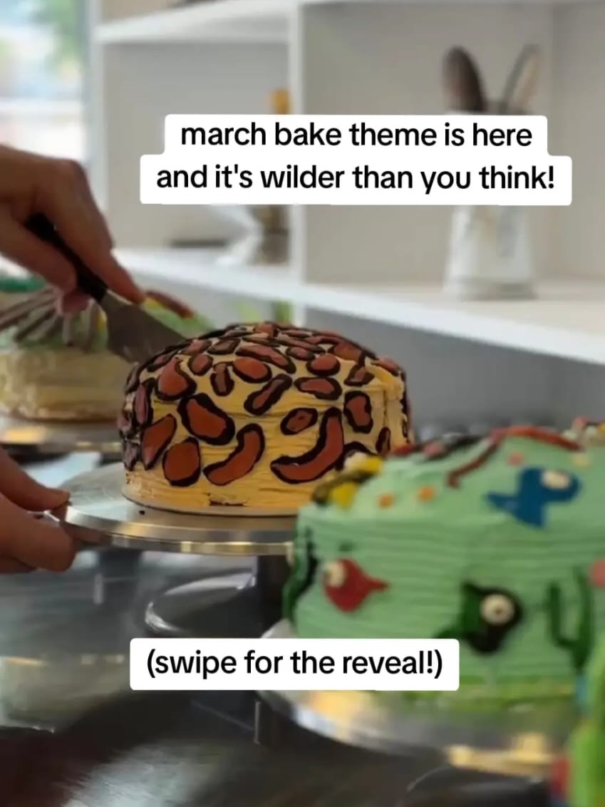 March theme is HERE and it’s wilder than you think 🐾
Animal Kingdom has arrived at Bake Master London. You’ll bake a 3-tier cake from scratch, mix cocktails while it bakes, decorate it to impress our judges and compete to take your cake home. 80 minutes. All skill levels. One winner.
London baking experience unlike anything else → bakemasterlondon.co.uk
#bakingcompetition #londonthingstodo #animalkingdom #londonactivities #henpartylondon