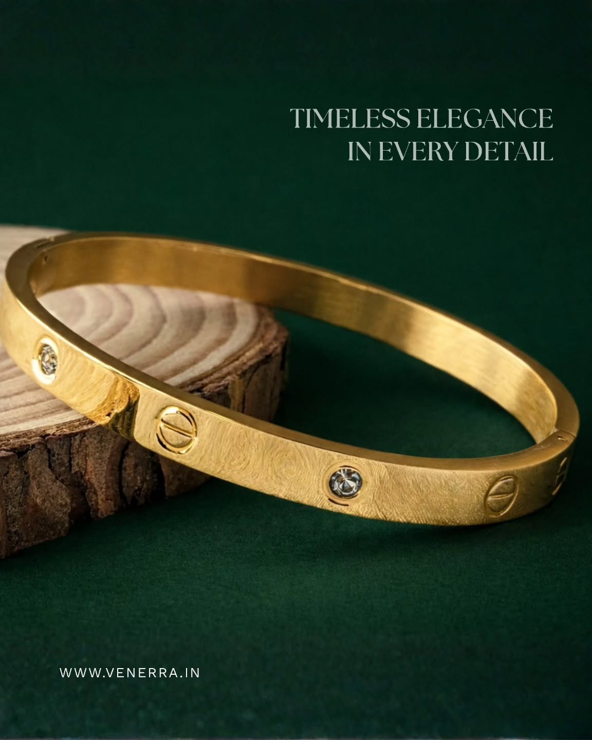 Timeless style isn’t about trends —
it’s about details that never fade. ✨
Crafted to add elegance to every moment.
#timelesselegance #luxuryjewelry #goldbracelet #minimalluxury #venerra