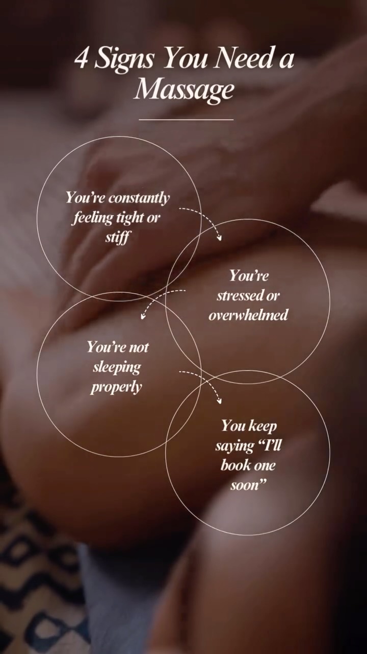 4 Signs You Need a Massage ✨
1️⃣ You’re constantly feeling tight or stiff
If your shoulders are living up by your ears or your lower back always feels achy… your body is asking for support.
2️⃣ You’re stressed or overwhelmed
Massage isn’t just physical — it calms your nervous system and helps reset your mind.
3️⃣ You’re not sleeping properly
Tension + stress = restless nights. Massage helps your body fully switch off.
4️⃣ You keep saying “I’ll book one soon”
If it’s been months (or years 👀), this is your sign.
Your body works hard for you every day. It deserves care too 🤍
DM to book or enquire about at-home massage experience!
.
.
.
#bathsomerset #mobilemassage #athomemassage #bathmassage #massageselflove