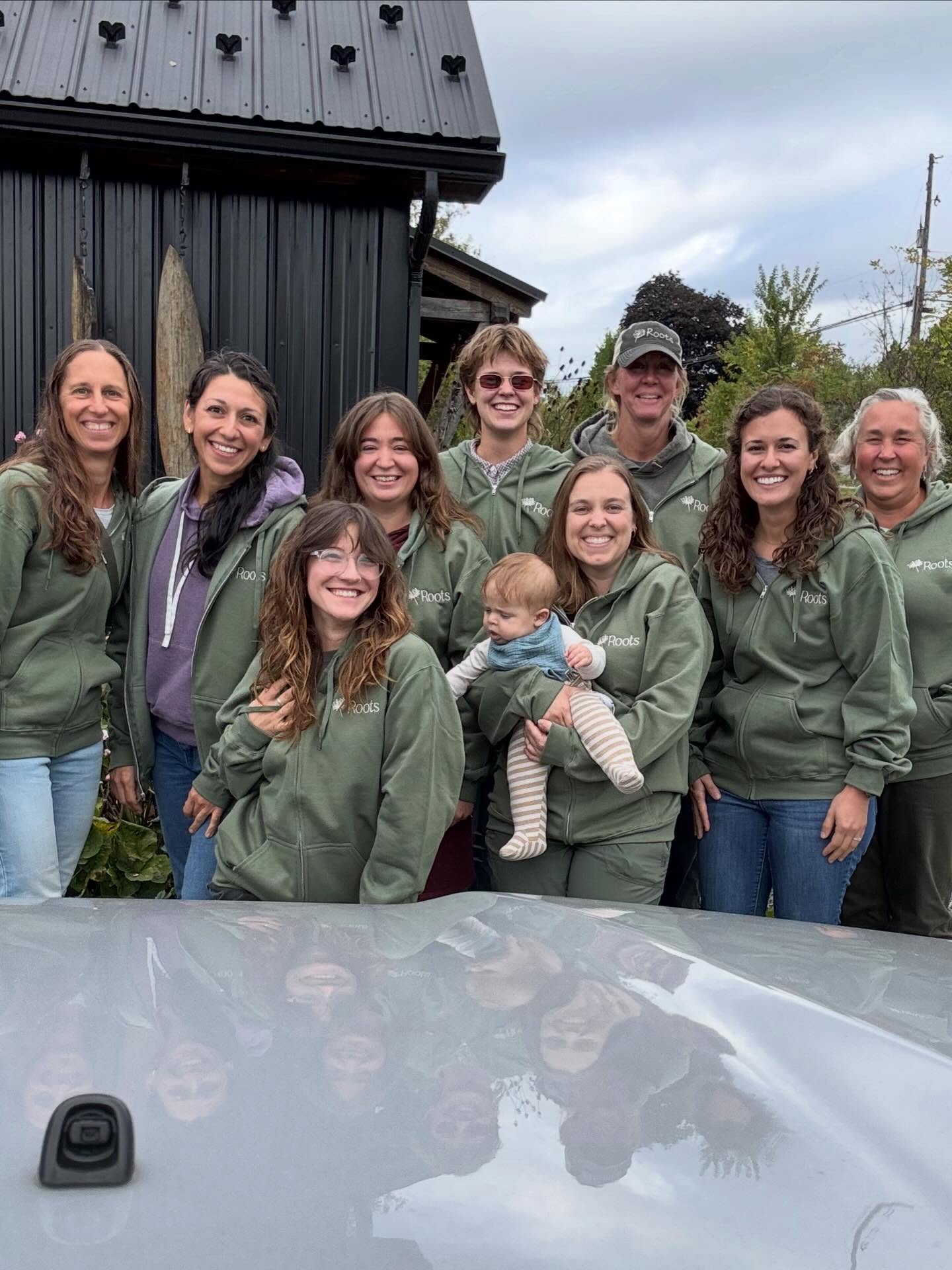 Roots does not exclusively hire women, but we sure do hire a lot of them. There’s something magical and powerful when a group of women comes together to do something really hard, really big, really beautiful, really hot, sweaty, rewarding and bigger than any one of us could have dreamt. On International Women’s Day, it seems quite right to a knowledge these beautiful souls and strong bodies that make Roots soar.