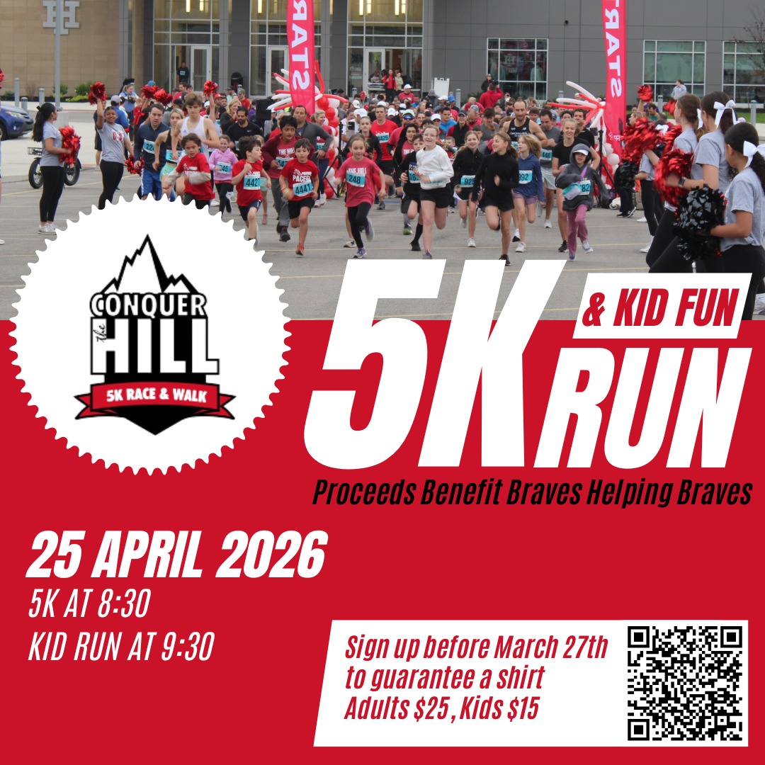 It's TIME for CONQUER the HILL ❗Mark your calendars for April 25th and SIGN UP today. Sign up link: https://runsignup.com/Race/OH/Cincinnati/ConquertheHill5kRaceandWalk