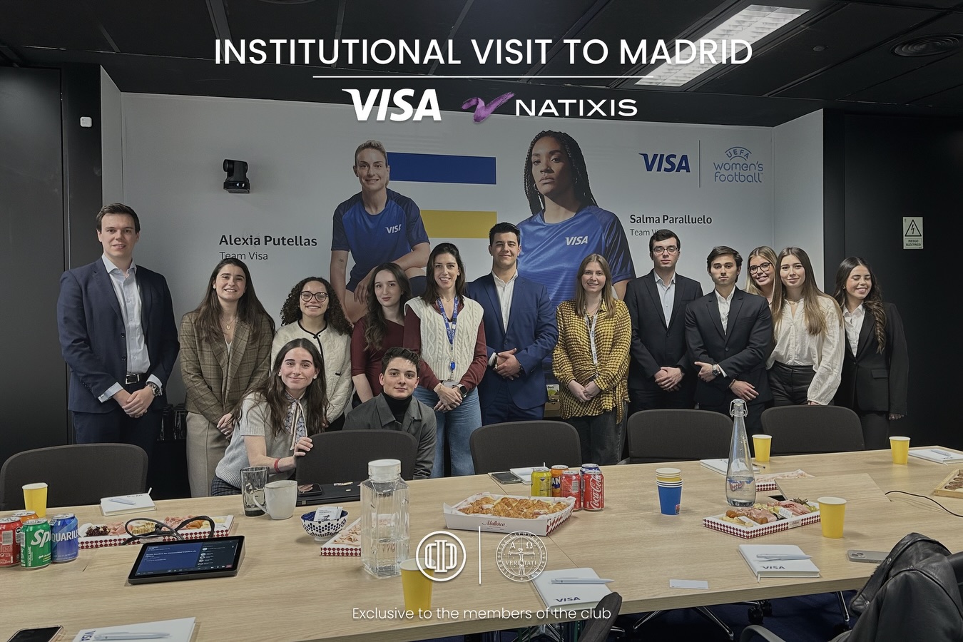 On February 20th, Católica Porto Investment Club held its first international visit in Madrid, with the opportunity to visit Visa Consulting & Analytics and the M&A division at Natixis.
During both visits, members toured the offices, learned about the structure and day-to-day work of each team, discussed recruitment processes and career paths, and had the opportunity to network with professionals.
We extend our sincere appreciation to the Career and Development Office for their support in organising this trip, and to Alexandra Jacob, Senior Manager at VCA, Jorge Cunha Abreu, M&A Director, and their respective team and colleagues for welcoming us.