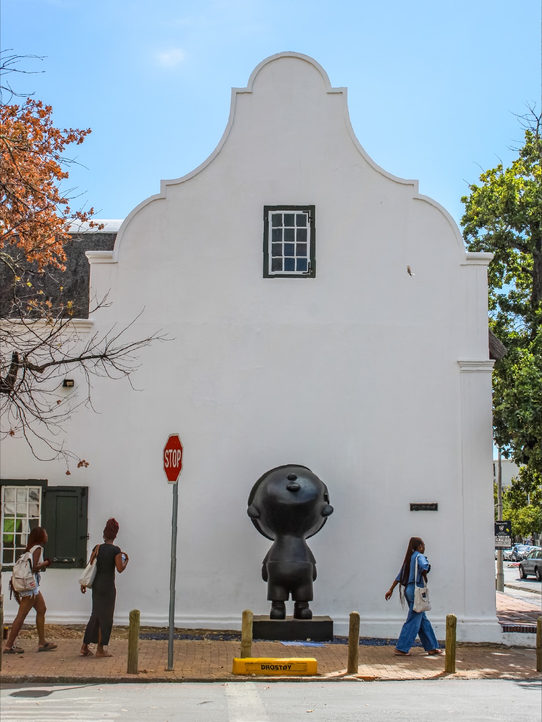 THE RAIN TASTER by Frank van Reenen
2019 | Enamel on epoxy and carbon fibre | Corner of Van Riebeek St & Drostdy Rd
“My work aims to capture the sensory experience of nature—the feeling, smell, and anticipation of rain—and translate it into a tangible, visceral form. ‘Rain Taster’ is an exploration of that fleeting moment where the environment transforms, and we are compelled to stop and feel the shift. Using a combination of durable materials, I bridge the gap between the raw, enduring power of the landscape and the delicate, almost ephemeral, human experience of it. It is about honouring the sensory, the organic, and the moment of pause in a fast-paced world.” - @frankvanreenen_art
Learn more → www.sost.co.za/artwork/the-rain-taster
Dreamscapes - Form and space through curious eyes curated by Dr Mike Mavura @mikemavura_ | 26 February 2026 – 30 January 2027
Presented by the Stellenbosch Outdoor Sculpture Trust, @visitstellenbosch, and proud patron, Private Clients by Old Mutual.
#SOST #Dreamscapes #Stellenbosch #FrankvanReenen #WealthCurated