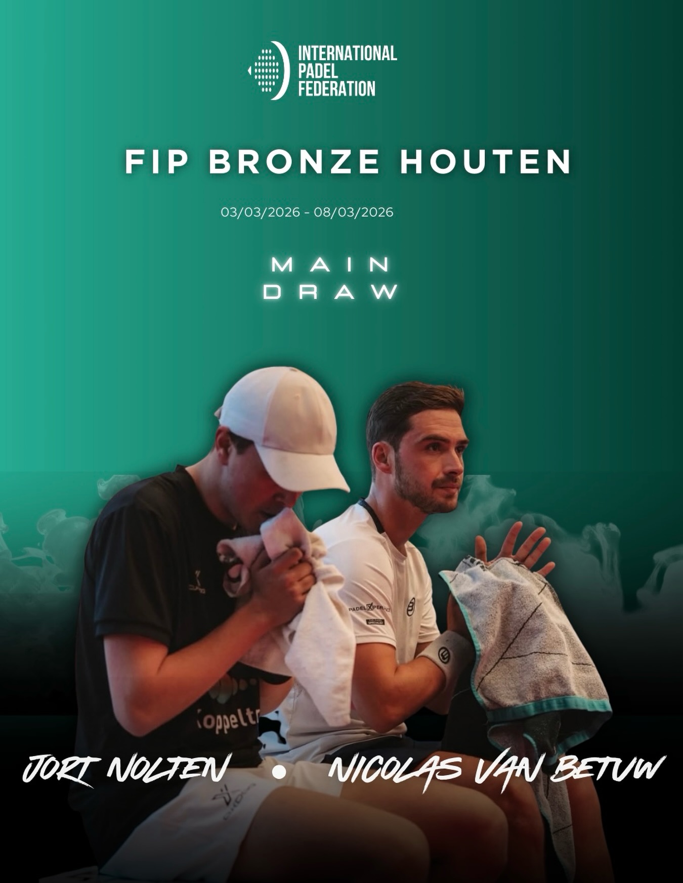 🔥 MAIN DRAW! 🔥
Wat een mooie prestatie! @jortnolten en @nicolasvanbetuw hebben zich geplaatst voor de Main Draw van de FIP Bronze Padel Shop Open 2026 in Houten. 💪🎾
Na sterke wedstrijden in de kwalificaties staan ze nu tussen de beste teams van het toernooi. De Main Draw start vrijdag, waar de strijd om de titel echt losbarst.
👉 Benieuwd naar het schema en de wedstrijden?
Check hier de draws:
https://www.padelfip.com/events/fip-bronze-padel-shop-open-2026/?tab=Draws
Vamos mannen! 🔥🎾
💡 Zelf ook eens trainen met Jort?
Dat kan bij @ltcsgravenzande Boek een training bij @padel2move_westland en ervaar zelf het niveau en de intensiteit op de baan. 🎾🔥
#Padel #FIPTour #MainDraw #Vamos #PadelLife