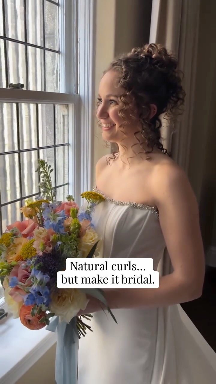 Some hairstyles behave.�Some hairstyles cooperate.
And then there are curls that show up like “don’t worry babe, we’ve got this.”
The secret with natural texture on a wedding day isn’t changing it, it’s refining it. A little shaping, a little structure, a little polish… and suddenly those curls feel elevated, romantic, and completely wedding ready.
Basically:�her curls- just on their best behavior.
Curly brides, I’m curious:�Do you want to wear your natural texture on your wedding day, or would you like to go in a different direction? Tell me below.
#curlybride�#naturaltexture�#bridalhairinspo�#luxebridalbeauty�#modernbride