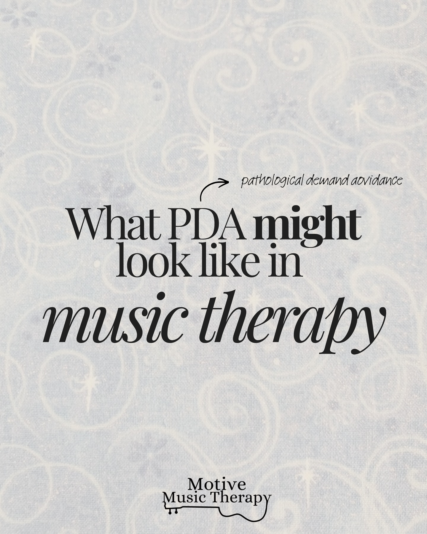 Something I wish I knew sooner: PDA! I didn’t even know this existed until like 2 years ago and now that I do…I’m a changed therapist and it definitely is something every one needs to know!
#musictherapist #therapist #therapypda