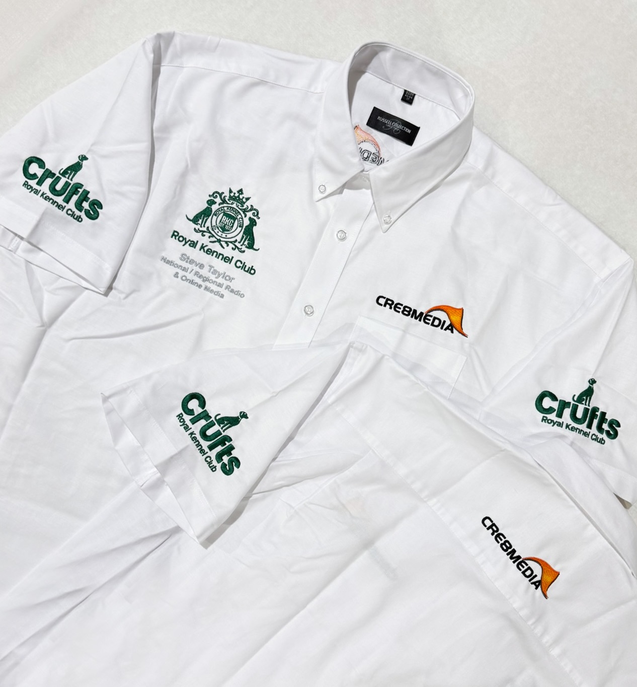 @mattjonescre8medialtd and his team ready for @crufts 2026 - the biggest dog show in the world... welcoming over 22,000 dogs in 4 days! 🌍🐾
Russell Shirts complete with branded embroidery on the left and right chests, both sleeves as well as on the neck 👌
Wizard Embroidery
📞 01788 833020
📧 wizardembroidery@hotmail.com
www.wizardembroidery.co.uk
#branding #workwear #uniform #crufts #theroyalkennelclub