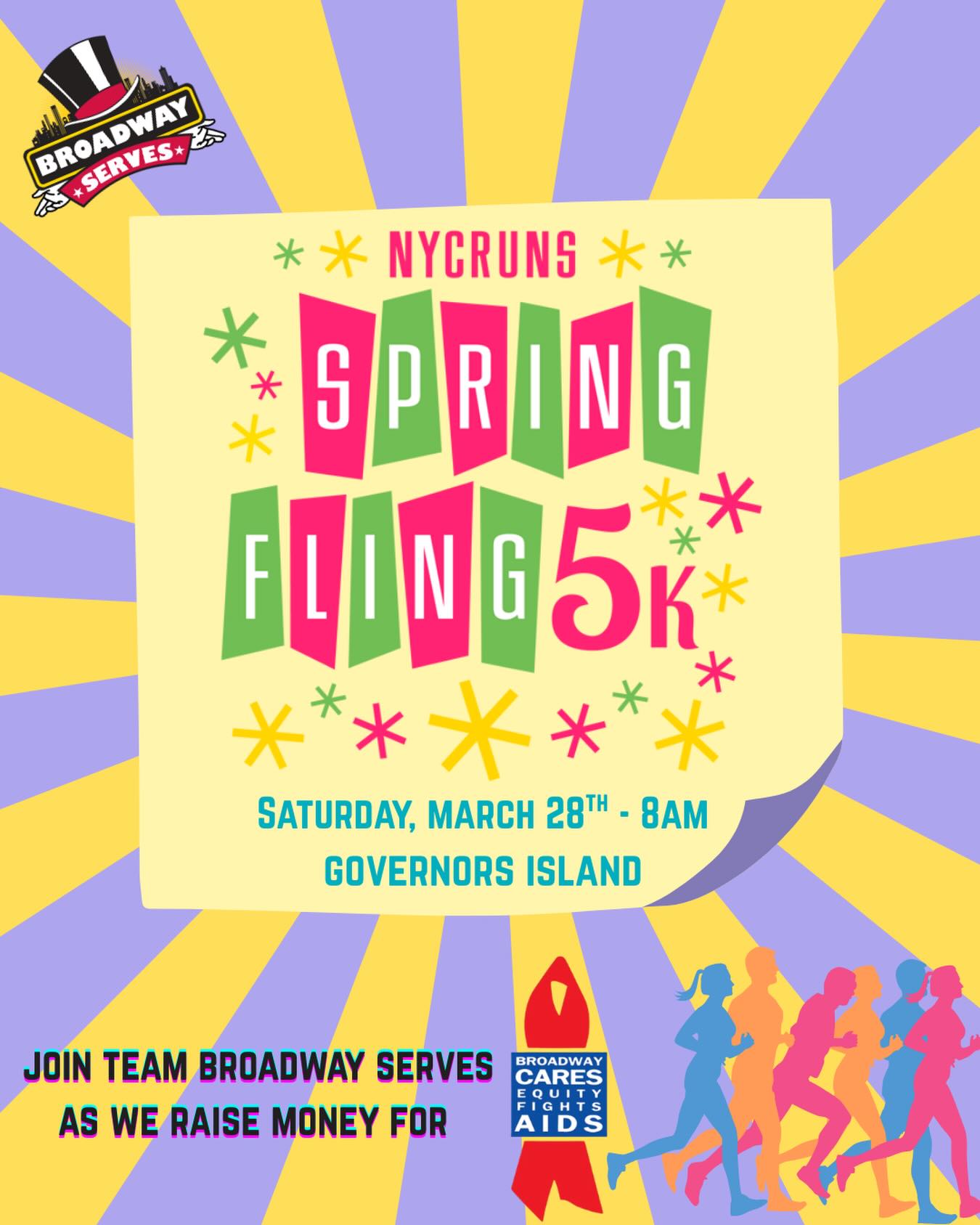 RUN WITH US and show some love to @broadwaycares at the @nycruns Spring Fling 5K on Saturday, March 28th! 👟Every dollar raised helps those affected by HIV/AIDD and other life-threatening illnesses, food insecurity, and more!
JOIN OUR TEAM by clicking the link in our bio! See you on Governors Island on 3/28. 🏃🏾♂️➡️🏃🏻♀️➡️🏃🏿➡️
