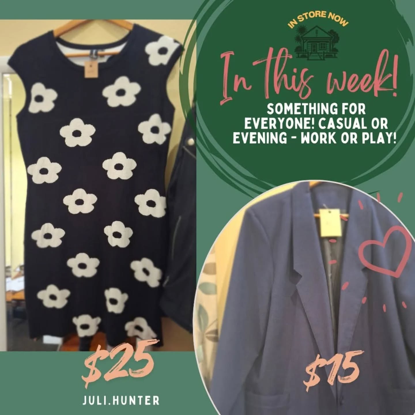 ✨ New styles to love at Juli Hunter! ✨
Come and explore our beautiful selection of clothing — just like these pieces. From everyday favourites to something a little special, there’s always something waiting to catch your eye in-store.
Pop in for a browse and find your next wardrobe favourite. We're open today 10-2pm so see you soon!
📍 8 Main Road, Waikanae
🕘 Mon–Fri: 9am–5pm
🕙 Sat: 10am–2pm
📞 021 023 9917
#WaikanaeShopping #NZstyle #KapitiCoastStyle #AutumnVibes