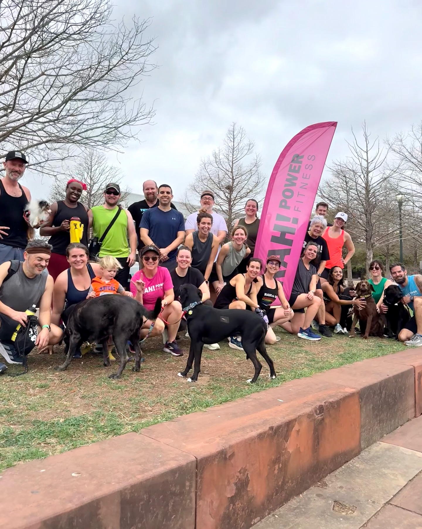 The people. The 4-legged friends. The lake. The sweat. The movement. The POWER. RAH!