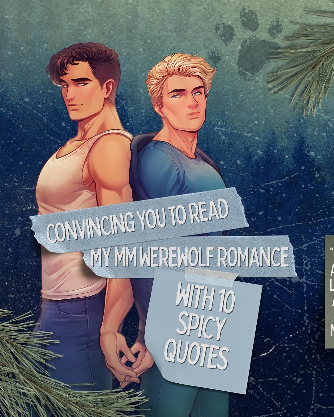 Wolfseeker is coming March 25 😍 This is the first is a brand-new MM wolf shifter trilogy, and it is spicy! But also so, so sweet 🥹
The brownies are a paid actor 😏
❤️ Preorder link in bio
❤️ Art and cover by @linda.noeran
#amypennza #wolfseeker #mmromance