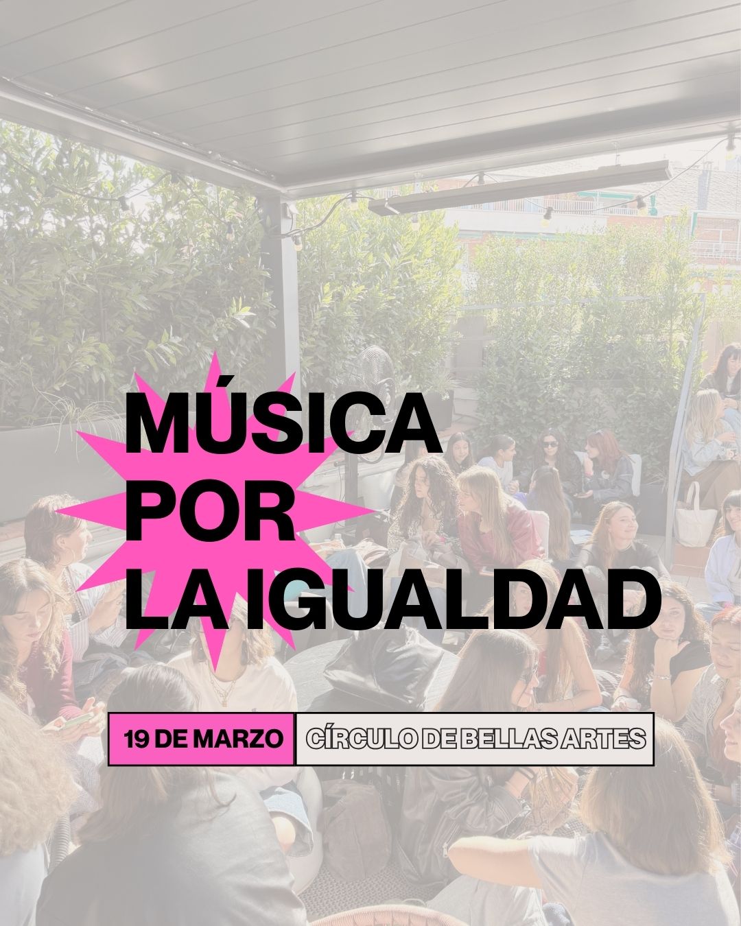 No te puedes perder el eventazo del mes.
📍 Sala Ramón Gómez de la Serna
Círculo de Bellas Artes (Madrid)
🗓 19 de marzo
🕒 Desde las 15:30 h
Acceso gratuito hasta completar aforo.