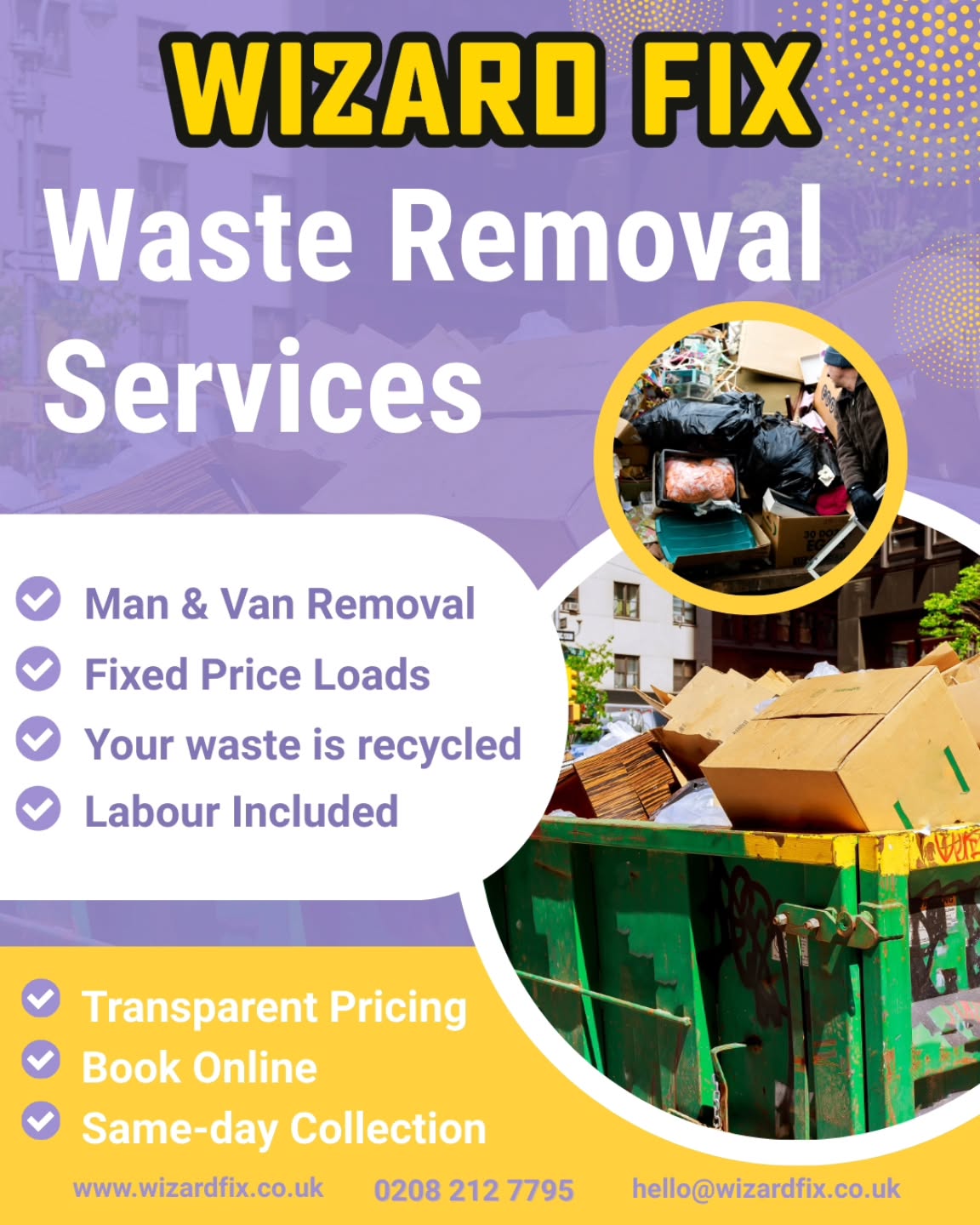 Offering Waste Disposal Services across London.