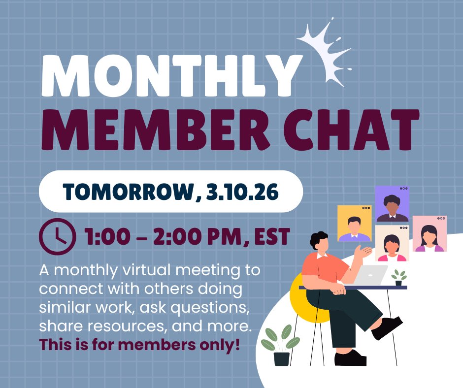 Join us tomorrow for our Monthly Member Chat! 💬
This virtual gathering is a space for IAVSW members to connect with others doing similar work, ask questions, share resources, and support one another.
IAVSW President Augusta O'Reilly will lead this peer discussion—so bring your questions, ideas, and insights to share with the community.
🗓 March 10, 2026
⏰ 1:00–2:00 PM EST
🔗 Sign up at www.iavsw.org/event-list
This event is exclusively for IAVSW members. We hope to see you there!