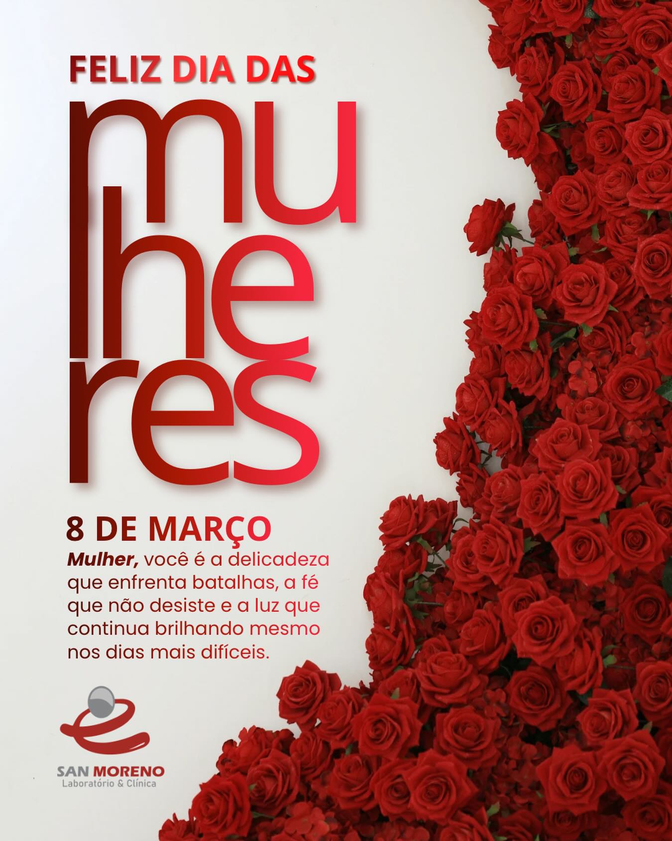 Hoje celebramos a força, a coragem e a determinação de todas as mulheres. 🌸✨
Que o Dia Internacional da Mulher seja mais do que uma data: que seja um lembrete diário de respeito, igualdade, conquistas e da importância de cada mulher que transforma o mundo com sua voz, sua luta e sua essência.
Parabéns a todas as mulheres que inspiram, cuidam, lideram e nunca desistem dos seus sonhos. 💜
#DiaDaMulher #8DeMarço #ForçaFeminina #MulheresQueInspiram #Respeito Igualdade