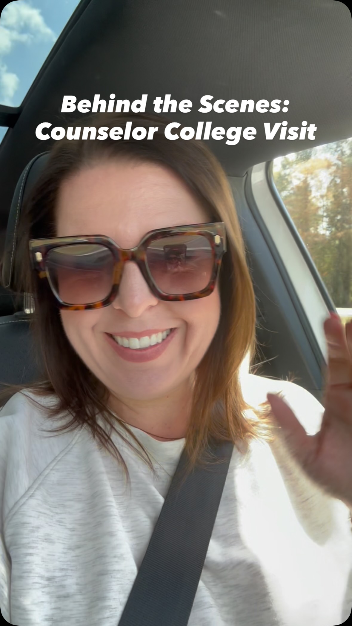 Is it just me, or do travel days always seem to zap your energy?
It’s been the best day, though- plenty of sunshine and easy travel- both for which I’m so grateful.
These visits are always very nice and we’re treated so well. I love meeting new people and learning about how others perform their roles. I always get lots of ideas and I’m able to network with colleagues in my profession. What a gift it is to have this opportunity!
We have another full day tomorrow and I’m excited to see what’s to come! Stay tuned!
#collegevisits #travelday #behindthescenes