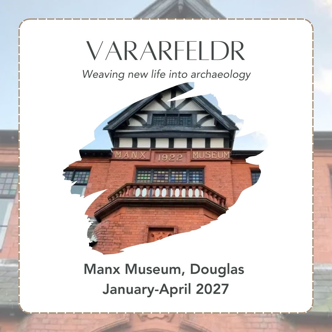 Our upcoming #vararfeldrexhibition is already booked into 2028, at some amazing venues across Scotland and beyond! In January 2016, we'll set sail for the Isle of Man, where we'll display the exhibit at the Manx Museum @manxnationalheritage in Douglas. This amazing interactive museum is home to finds from the Cronk Mooar Viking grave, which was the archaeological inspiration behind the cloak I'm working on at the moment, so we can't wait to show off the finished piece in the same museum as the original fragments! We'll be in Douglas from January 16th until April 4th next year. Keep an eye on www.ardbeagcrafts.com/vararfeldr to find out where else we're headed!
#weaver #handwoven #vikingweaving #vikingcloak #vararfeldr #vikingreenactment #vikingcraft #heritagecraft #manxmuseum #isleofman