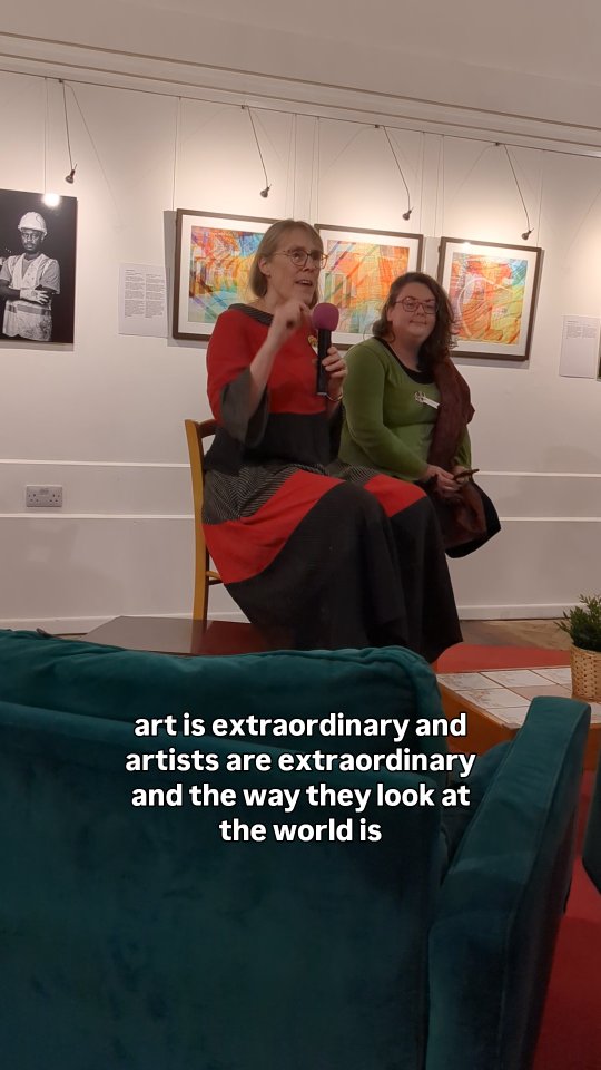 Here's a little clip from last night's opening celebration! One of our exhibition curators Prue Thimbleby spoke about how art can help us ask questions and start conversations....
Our 'Holding the Future' HADAU exhibition is now open until 16th May, so please do come along and spend some time, looking , listening and engaging with the works on display.
Thanks to all our fantastic artists and those who came along to the events yesterday. We'd love to invite you all to our conference, too, on 20th-21st March - see link in bio for more details!
The exhibition is open between 9am and 4pm Monday to Friday and you can buy drinks and food from @groundupcardiff while you view the art...