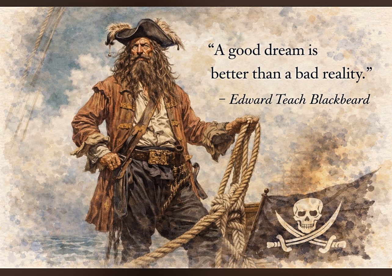 Bout time to raise them colors 🏴☠️
#pirate #piratelife #hoisttheblackflag #blackbeard #pirateship