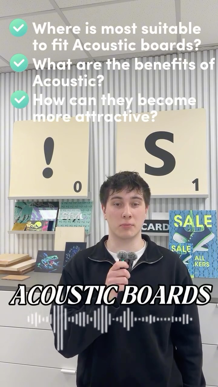 Number four! Come with us today to learn about acoustic boards. Straightforward doesn’t have to mean boring, keep watching to find out how we can help you take everyday soundproofing to a new creative level.
https://url.uk.m.mimecastprotect.com/s/yCg9CxRMsX0vmCvhAHyFWbz?domain=register.visitcloud.com
#print #stylo #office #workspacedesignshow #corporate