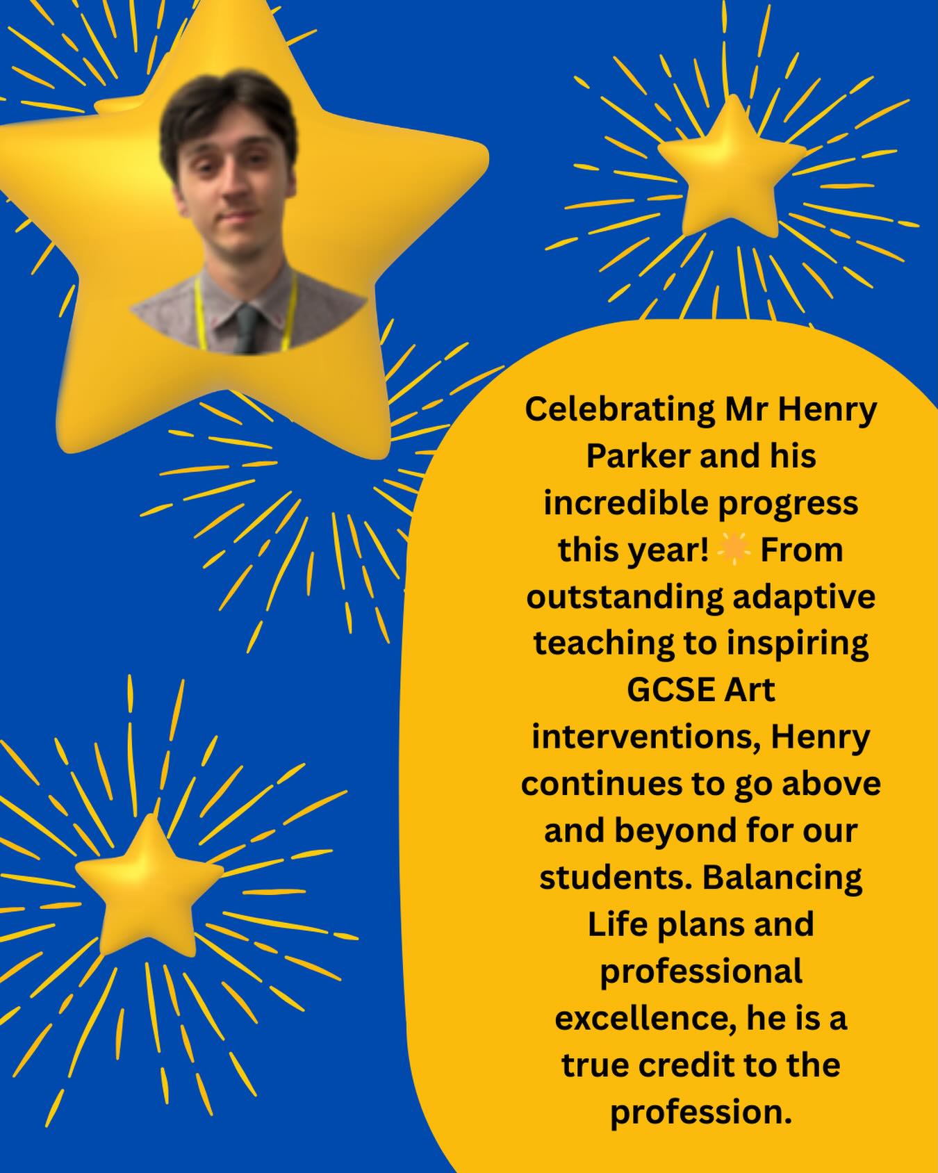 Shoutout to Mr Henry Parker for the fantastic impact he’s made this year! 🌟 From creative adaptive teaching to motivating GCSE Art support sessions, he’s making a real difference to his students every day. A brilliant role model in the classroom. Well done, Henry! 👏🎨 #TeacherImpact #rolemodel
@manormultiacademytrust @ambition @stedmunds_academy