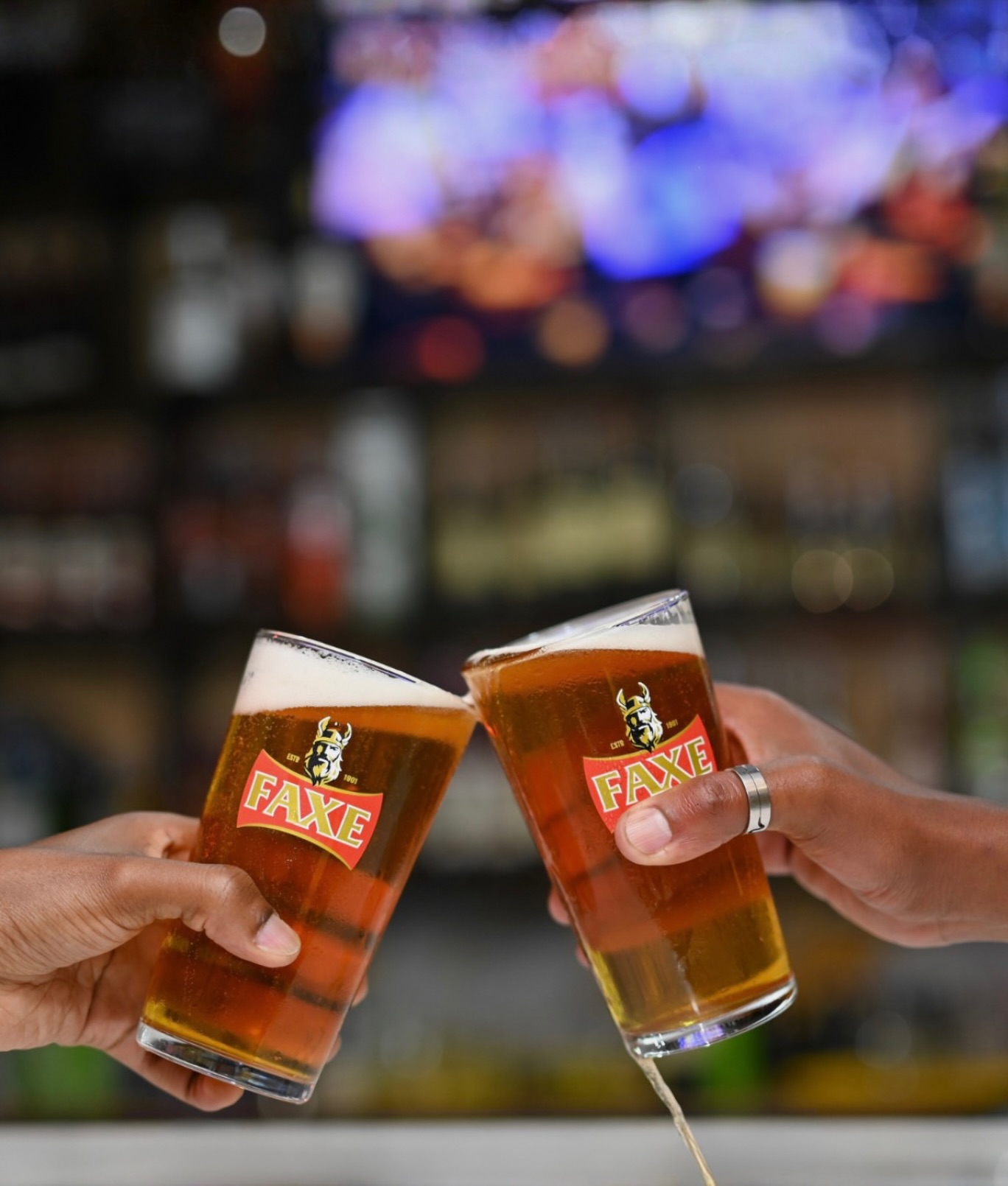 Raise it high, keep it bold.
FAXE style. 🍻