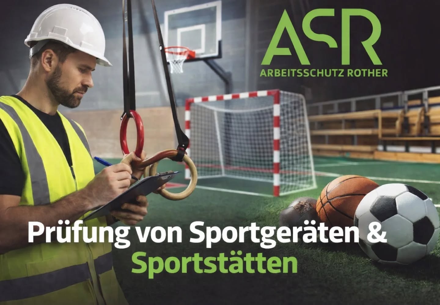 Ab sofort❗️ NEU❗️im Angebot ➡️Prüfung von Sportgeräten und Sportstätten
#ASR
#arbeitschutzrother
#sportstätten
#arbeitssicherheit
#sportgeräte