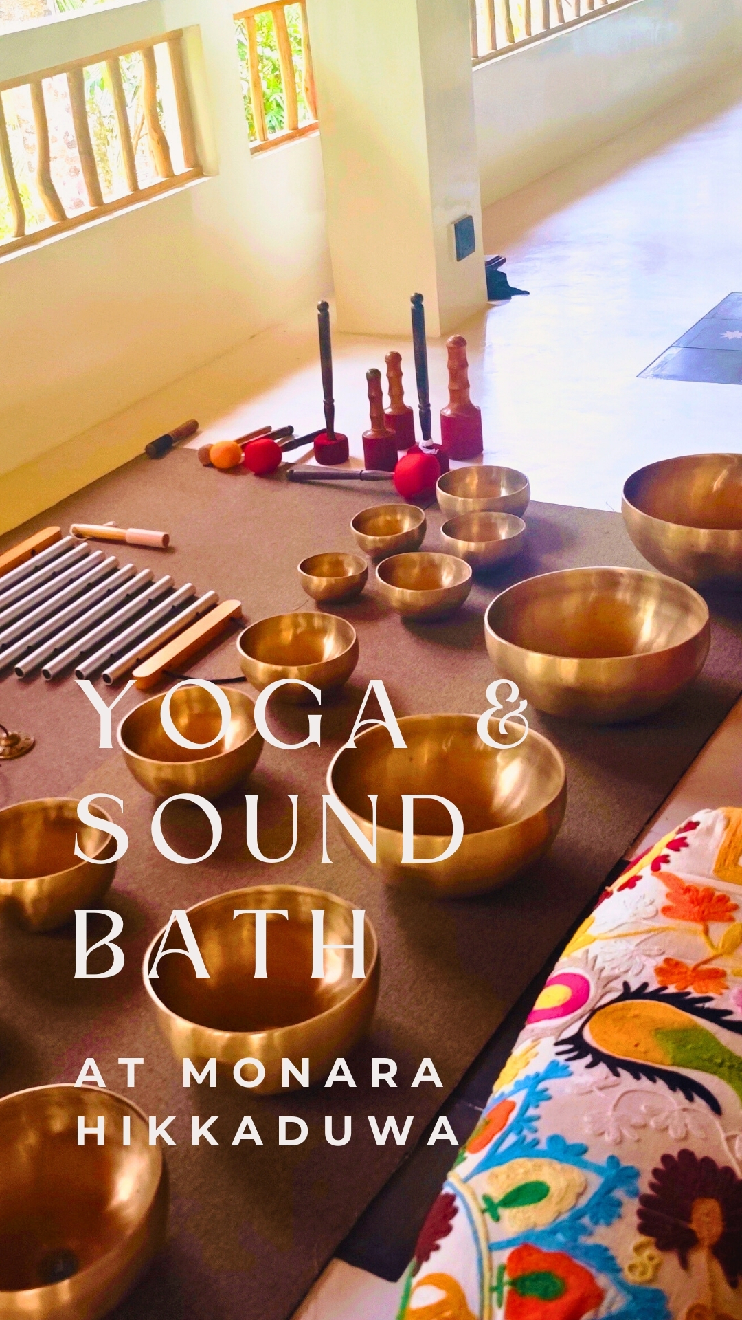 ✨ An afternoon of deep calm in the Sri Lankan jungle.
We recently joined a beautiful Yoga & Sound Bath session guided by Shirin and Prashani, held at Monara by Bunky Monkey in Hikkaduwa — a peaceful sanctuary surrounded by nature.
Through gentle movement, breath and the warm resonance of singing bowls, the whole space slowly settled into a deep, quiet stillness — a moment of simple presence and calm.
Next session
📅 March 14
🕓 4:30 PM
📍 Monara by Bunky Monkey, Hikkaduwa, Sri Lanka
🧘 Yoga & Sound Bath with Shirin and Prashani
At ZenTrails, we love discovering and sharing meaningful experiences like this along the way.
#ZenTrails #SriLanka #MindfulTravel #SoundHealing #YogaJourney #SriLankaExperiences