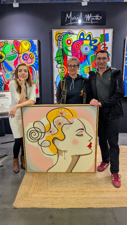 Woman 100x100
Pour Anne et Sébastien :
"De la douceur s'en émane
Elle se révèle en filigrane
De profil elle dit tout ou rien
Sur un fil c'est à vous qu'elle vient
Immobile elle vous appartient"
🙏🙏🙏🙏🙏🙏
#art3fnantes #art3f