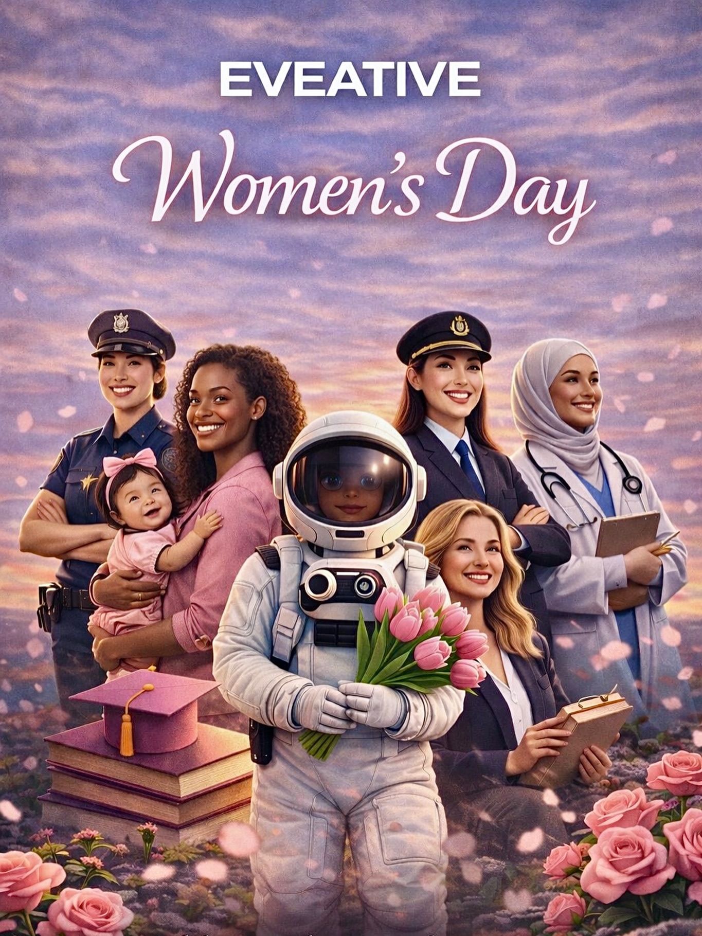 Today we celebrate the strength, courage, and brilliance of women everywhere. ✨
From leaders and innovators to mothers, pilots, doctors, and dreamers; women continue to shape the world and inspire the future.
Happy International Women’s Day. 💐