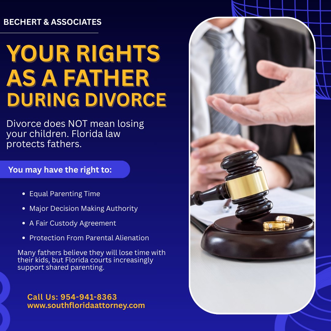 Dads have rights too.
Understanding your rights can make all the difference in protecting your relationship with your child.
📍 Serving families across South Florida
📞 Schedule a consultation today. #SouthFloridaDivorce
#BrowardDivorceAttorney
#PompanoBeach
#PompanoBeachFlorida
#PompanoBeachLawyer
#SouthFloridaAttorney
#FathersRights
#DadsRights
#DivorceForMen
#FathersInDivorce
#DivorceHelp
#DivorceSupport
#FamilyLawAttorney
#FamilyLaw
#DivorceAttorney
#KnowYourRights
#LegalAdvice
#LawyerLife
#LegalHelp
#LawFirmLife
#JusticeMatters
#BechertandAssociates