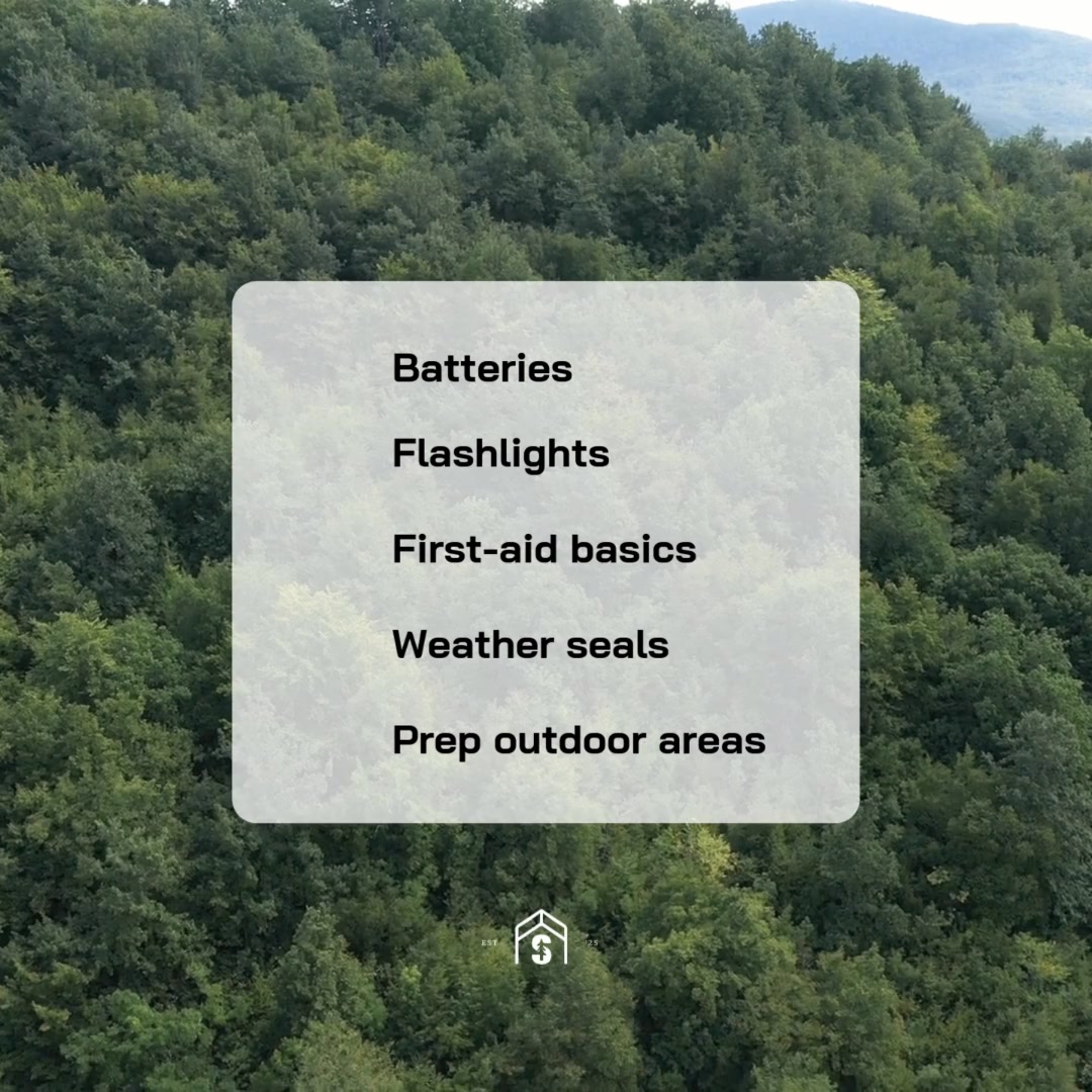 Spring brings unpredictable weather, but your home can stay ahead of it.
Do a quick 10‑minute home audit today:
✔ Test flashlights
✔ Check batteries
✔ Refresh first‑aid basics
✔ Inspect weather seals
✔ Prep outdoor areas (gutters, branches, loose items)
A few minutes now can prevent a lot of stress later.
Be Prepared, Not Panicked.
#springaudit #homereadiness #springchecklist #suburbansurvivalist #stormsafety #springprep #homesafety #readynotpanicked #familypreparedness