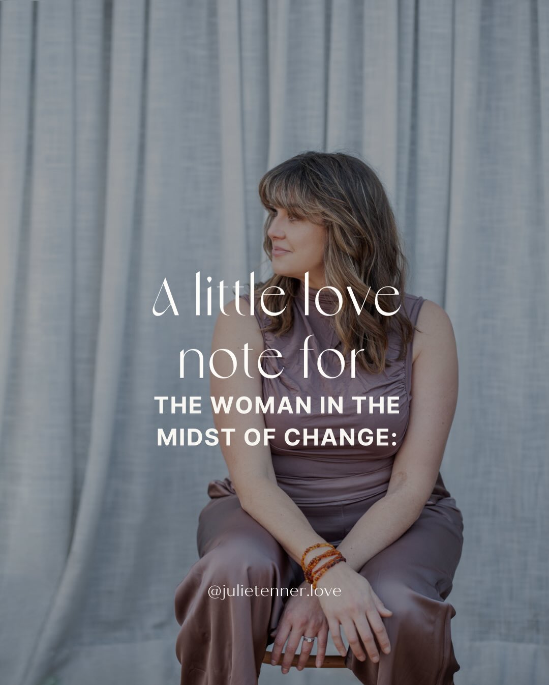 It’s a new beginning. Let it be gentle.
Not rushed. Not perfect. Just… yours.
A little love note for the woman in the midst of change:
Whether it’s healing, growing, unravelling, or remembering - your unfolding is sacred. You’re not doing it wrong.
You’re right on time.
🌿 Your pace is perfect.
You don’t need to race ahead.
You don’t need to have it all figured out.
Insight, clarity, change - they arrive when you’re ready.
I’m here.
🌿 You don’t need to keep up with anyone else’s timeline.
Your nervous system, your energy, your heart - they know your rhythm.
Listen to them.
I’m here.
🌿 You don’t need to be anyone but who you are, right now.
The messy you. The unsure you. The tired, hopeful, fiery, raw you.
She’s enough. More than enough.
I’m here.
🌿 You don’t have to show up for anyone else’s expectations.
Your only job is to honour what’s real for you.
To say yes when it’s true. To say no when it’s not.
I’m here.
🌿 Feeling wobbly is not a sign you’re failing.
It’s a sign that you’re shifting.
That you’re becoming.
That something inside you is reorienting toward deeper truth.
I’m here.
🌿 The discomfort is part of the expansion.
The doubt is part of the breakthrough.
The stillness is part of the integration.
I’m here.
You don’t need to rush your becoming.
Let it take the time it takes. Let it be tender. Let it be holy.
And know this, with every cell of your being:
You’re not alone.
I’m here.
With love,
Jules xx
#selfhealingjourney #selflovejourney #sacredfeminine #femininehealing #selfcompassion
