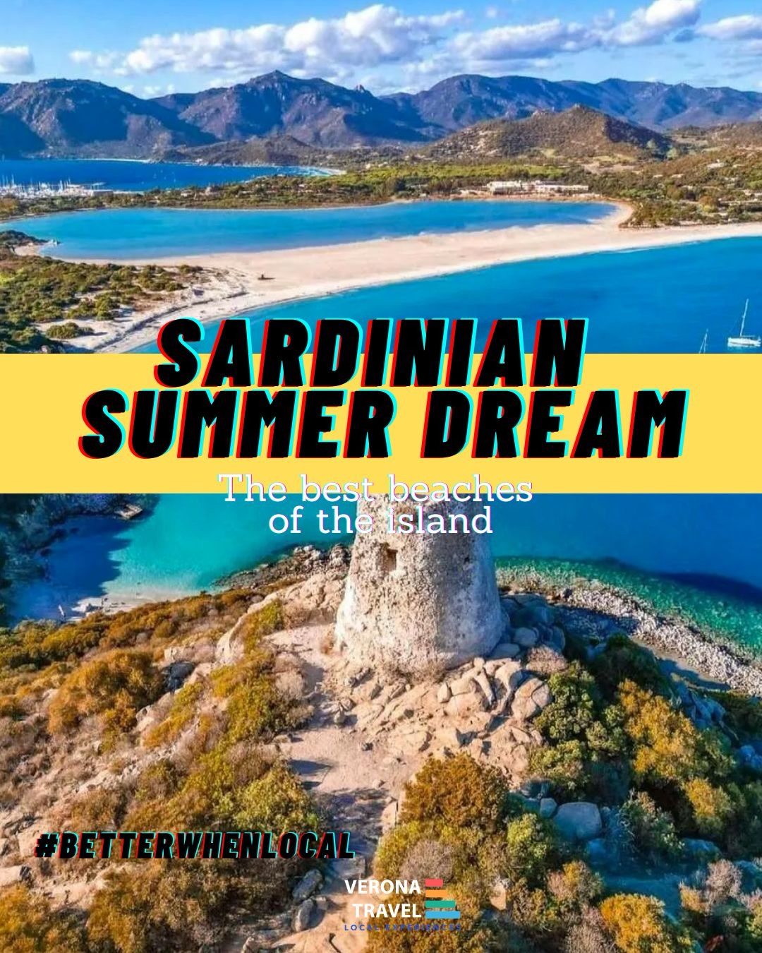 Tired of the gloomy and cold weather?
We are here to cheer you up and making you start dreaming about your next Italian summer destination with us 🌊
Sardinia is one of the most extraordinary islands in the Mediterranean, where the sea takes on shades ranging from turquoise to the deepest blue.
Between hidden coves, bright white sand and still-wild landscapes, every beach reveals a different side of this incredible place, the perfect inspiration when thinking about your next escape.
Swipe through the carousel to discover some of the most spectacular beaches in Sardinia, and link in bio to know more about our tours of the island!
#Sardinia #SardiniaBeaches #veronatravel