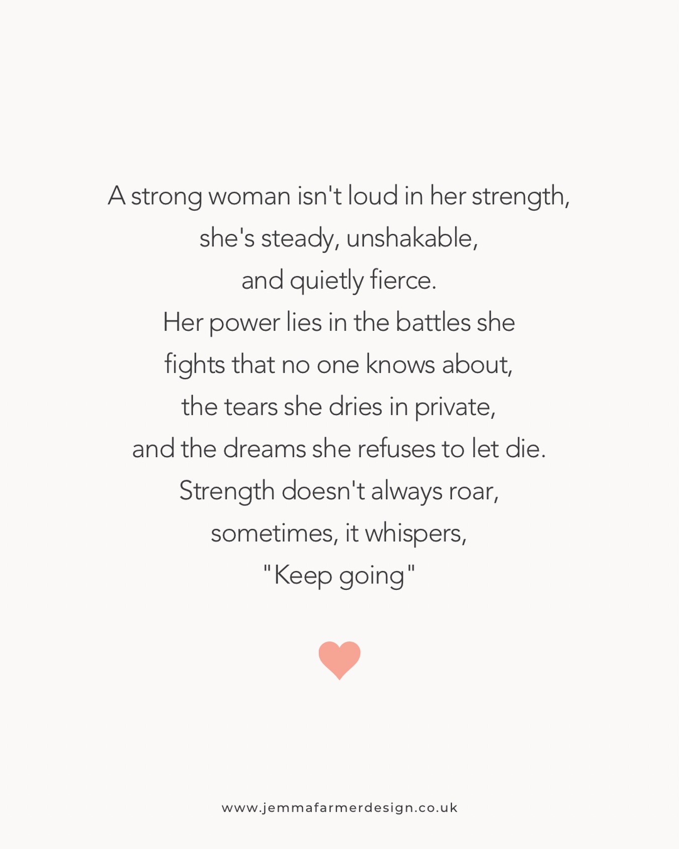Something about this reaches deep inside my heart in ways I cannot explain.
International Women’s Day feels different for all of us, but I hope each of you can see how incredible you truly are. We are multifaceted, now more than ever, with so many opportunities available to us. Be bold, be brave and true to yourself, never shrink yourself to please others 🤍